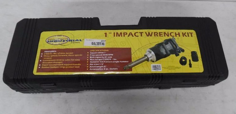 lot 2037 image: NEWNorthern Industrial 1 Impact Wrench Kit