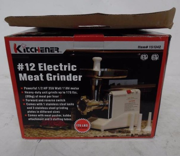 lot 2051 image: Kitchener #12 Electric Meat Grinder