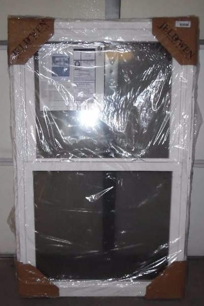 lot 33 image: NEWJELD-WEN Builders Vinyl Double Hung Double-Glazing Window