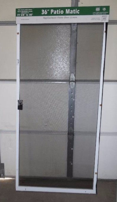 lot 37 image: NEWScreen Tight Left or Right Hand Installation Easy Sliding Roller System