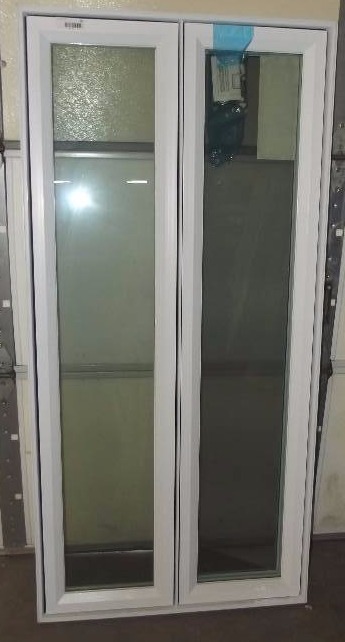 lot 53 image: 30 14 x 62 14 White Double Window