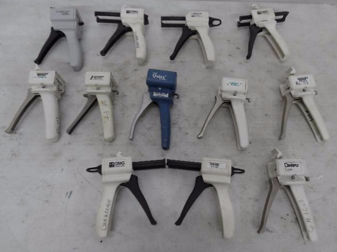lot 112 image: Lot of 12 Dental Impression Mixing Dispensers