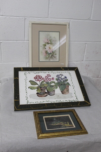 lot 9532 image: Floral Pictures