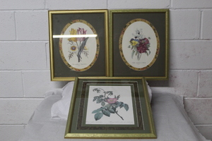 lot 9533 image: Floral Pictures