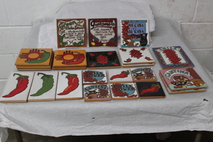 lot 9566 image: Mexican Theme Tiles