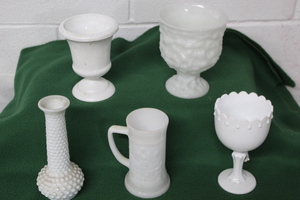 lot 9607 image: Milk Glass