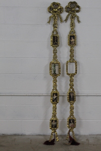 lot 9643 image: Victorian Style Picture Frames Heavy Brass
