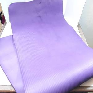 lot 108 image: balance form goyoga all-purpose 12 inch extra thick high-density anti-terror exercise yoga mat