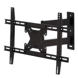 lot 141 image: Commercial Electric Full Motion TV Wall Mount Kit for 26 in. - 70 in. TVs, Black