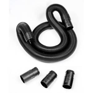 lot 156 image: RIDGID 2-12 in. x 7 ft. Dual-Flex Tug-A-Long Locking Vacuum Hose for WetDry Shop Vacuums, Black