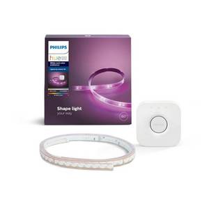 lot 175 image: Philips Hue The Light strip Plus Dimmable LED Smart Light is the most flexible light source imaginable., Clear