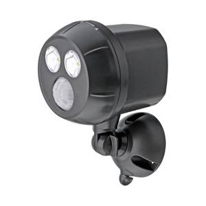 lot 201 image: Mr Beams Outdoor UltraBright 450 Lumen Battery Powered Motion Activated Integrated LED Spotlight, Brown