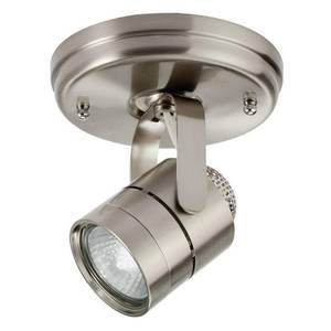 lot 210 image: Lithonia Lighting LTKMSBK MR16GU10M4 Track Lighting Track Kit Indoor Lighting Kits Brush Nickel