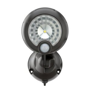 lot 219 image: Mr Beams Outdoor 250 Lumen Battery Powered Motion Activated Integrated LED Security Light, Brown