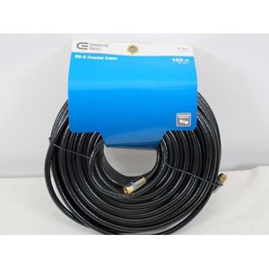 lot 235 image: Commercial Electric 100 ft. RG-6 Coaxial Cable - Black