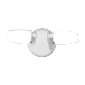 lot 236 image: Cooper Lighting 5175468 1000 Lumens Outdoor Integrated LED Dusk to Dawn Floodlight with Selectable Color Temperature - White