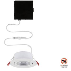 lot 242 image: Commercial Electric Slim Spot 4 3000K NewRemodel Canless Recessed LED Kit