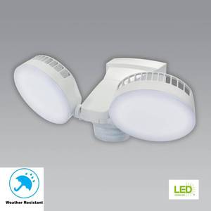 lot 246 image: 270�° White Integrated LED Outdoor Motion Sensor Light