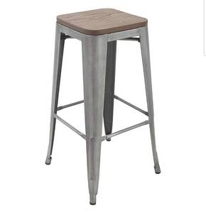 lot 17 image: Backless Metal Bar Stools