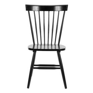 lot 51 image: Safavieh Joslyn Dining Side Chairs - Black - Set of 2