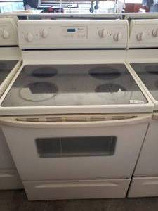 lot 3038 image: Whirlpool Glass Top Oven