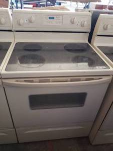 lot 3039 image: Whirlpool Glass Top Oven
