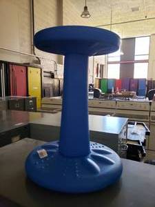 lot 3048 image: Blue Stool