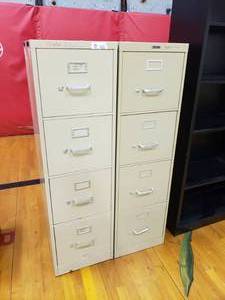 lot 3131 image: 2 4-Drawer File Cabinets