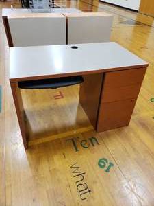 lot 3146 image: Desk with Keyboard Tray