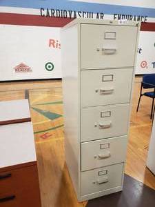 lot 3169 image: 4 Drawer File Cabinet