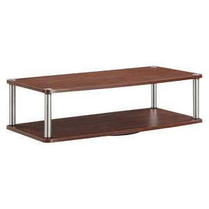 lot 1786 image: Convenience Concepts Designs2Go XL Two Tier Swivel Riser, Cherry
