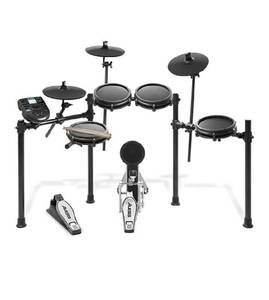 lot 1831 image: Alesis Drums Nitro Mesh Kit  Eight Piece All Mesh Electronic Drum Kit. USED CONDITION MAY VARY