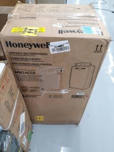 lot 1867 image: Honeywell - 14000-BTU Portable Air Conditioner with Remote Control - BlackSilver
