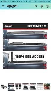 lot 1874 image: Undercover Flex Hard Folding Truck Bed Tonneau Cover  FX21021  Fits 17-20 Ford F-250 F-350 69 Bed