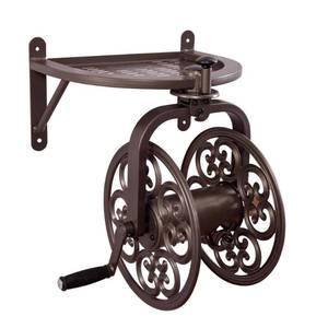 lot 1885 image: Liberty Garden 710 Navigator Rotating Garden Hose Reel, 125-Feet
