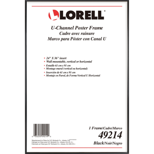 lot 1926 image: Lorell Poster Frame, Black, 1 Each (Quantity)
