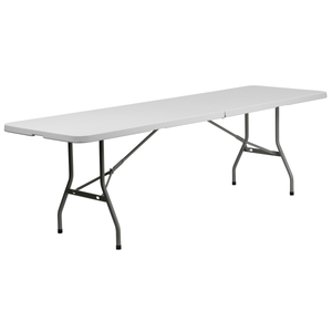 lot 1936 image: FlashFurniture RB-3096FH-GG 30 by 96-Inch Plastic Bi-Folding Folding Table