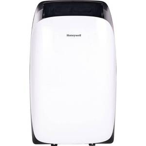 lot 1937 image: Honeywell Portable Air Conditioner with Heater, Dehumidifier & Fan Cools Rooms Up To 700 Sq. Ft. with Remote Control (White and Black)