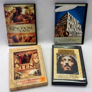 lot 5406 image: Cecil B. DeMilles The Ten Commandments 50th Anniversary Collection DVD Box Set  3 More Religious DVDs on