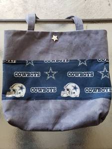 lot 9219 image: Dallas Cowboys Pleather Bag