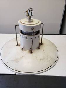 lot 9277 image: Metal Hanging Light Fixture