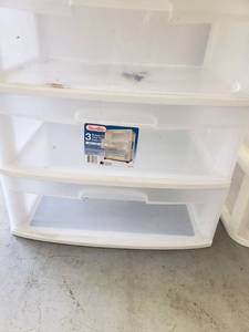 lot 9305 image: 3 Drawer Storage and 5 Drawer Storage