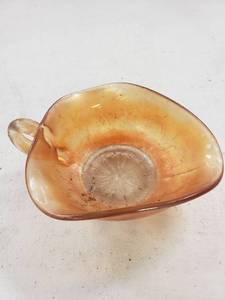 lot 9311 image: Orange Glass Dish