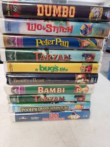 lot 9342 image: Disney VHS Tapes 10