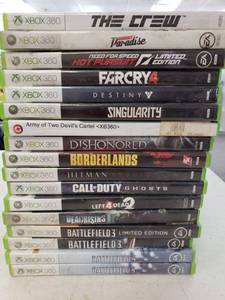 lot 9352 image: 17 Xbox Games Misc