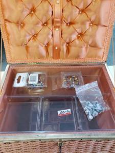 lot 9378 image: Sew Crafty mini and Sewing Box