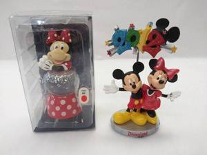 lot 5389 image: Adorable NIB Color Changing Sparkler Minnie Mouse - Mini Snow Globe & A Collectible Figurine From Disneyland