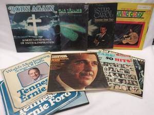lot 5392 image: 10 Vintage Albums  Tennessee Ernie Ford, Faith & Inspiration & More