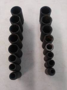 lot 8041 image: Impact Sockets 8 ea. Metric and Standards