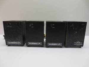 lot 1175 image: Lot of 4 Power Supplies SaundersLPL, LPL Color Head Dichroic Transformer For 67